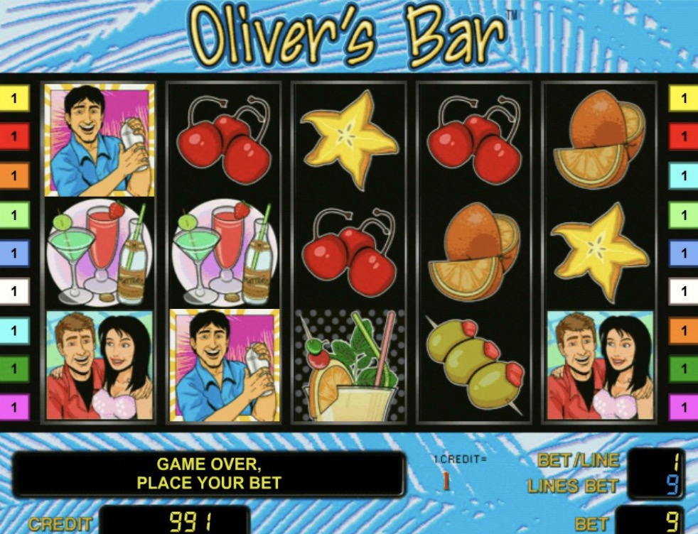 Игровые автоматы «Oliver’s Bar» (Novomatic) в казино Слотозал