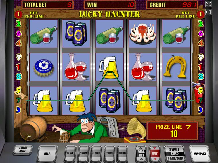 Игровой автомат «Lucky Haunter» в казино Адмирал
