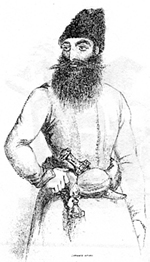Фетх-Али-шах, шах персидский. Работа Шарло по рисунку Вернье, первая четверть XIX в. 